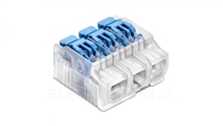 Szybkozłączka SCL3 IDEALNA z dźwignią do linek i drutów 3-torowa 4mm 32A 450V 88000313S /40szt./