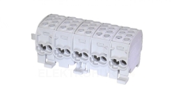 Blok rozdzielczy-odgałęźny Al/Cu SCB 35-5X (80250) SIMBLOCK pięciobiegunowy 35mm2 szary 81507002