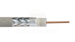 Przewód koncentryczny RG6 75 Ohm PN-EN 50117-2-4 Klasa A biały PVC /500m/ DK-RG-5