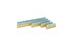 Listwa zaciskowa mosiężna BB142-10, 142 - tory, 1,5-16mm2, 63A, 1m MAD0142E21