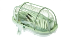 Oprawa kanałowa OWAL 60 E27 z siatką plastikową, klosz z poliwęglanu IP44 D.3151P