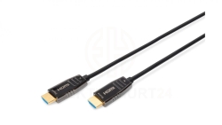 Kabel połączeniowy hybrydowy AOC HDMI 2.1 Ultra High Speed 8K 60Hz UHD HDMI A-HDMI A M-M czarny 15m AK-330126-150-S