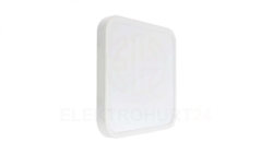 Plafoniera LED 18W 1830lm 4000K IP44 Kwadrat fi250 Mleczny Biała Ramka 76251