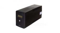 Zasilacz awaryjny UPS Line-Ineractive LCD 600VA/360W 1x12V/7Ah AVR 2xSCHUKO USB RJ11 DN-170063-LCD