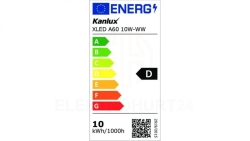 Żarówka LED E27 XLED A60 10W-WW 1520lm 2700K barwa ciepła 29605
