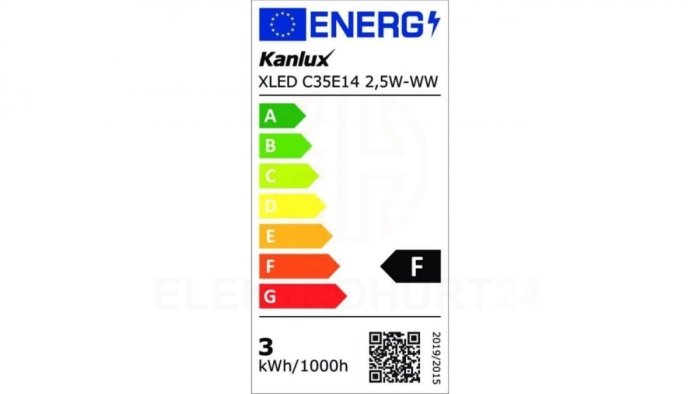 Żarówka LED E14 XLED C35E14 2,5W-WW 250lm 2700K barwa ciepła 29617