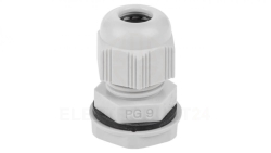 Dławnica kablowa 4,5-7mm IP67 gwint calowy jasnoszara PG9