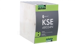 Zasilacz impulsowy KSE 48024M 230/ 24VDC 20A 480W na szynę DIN, Uzas: 96-264VAC, Ta70, 17000-0940