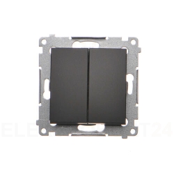 Simon 54 Przycisk podwójny zwierny bez piktogramu