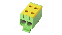 Listwa zaciskowa LZD w korpusie żółto-zielona Cu:2.5-50mm2, Al:6-50mm2 E.4150/Ż-Z