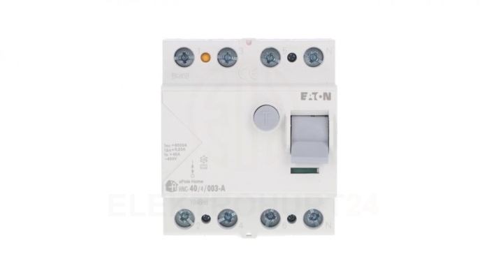 Wyłącznik różnicowoprądowy 4P 40A 0,03A typ A xPole Home HNC-40/4/003-A 194688