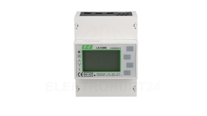 Licznik energii elektrycznej 3-fazowy z wyświetlaczem LCD 100A LE-03MB