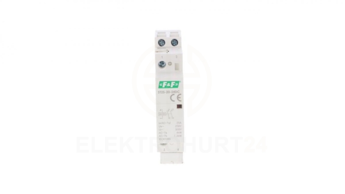 Stycznik modułowy montaż na szynie styki 2xZ 25A 24V DC ST25-20-24VDC