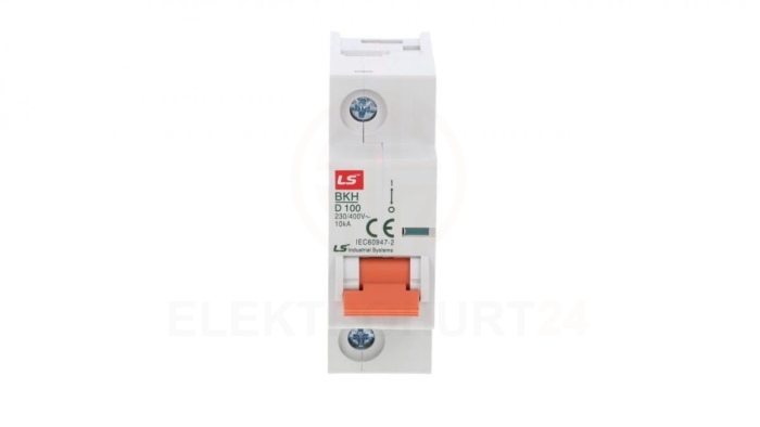 Wyłącznik nadprądowy 1,5 modułu 1P D 100A 10KA BKH 1P D100A 06110335R0