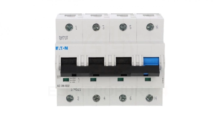 Wyłącznik nadprądowy 3P+N B 32A 25kA AC AZ-3N-B32 174521