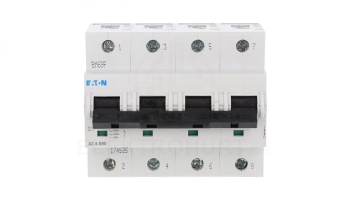Wyłącznik nadprądowy 4P B 40A 25kA AC AZ-4-B40 174535
