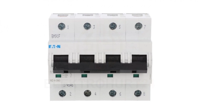 Wyłącznik nadprądowy 4P D 63A 25kA AC AZ-4-D63 174546