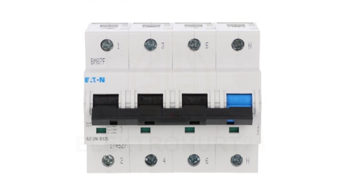 Wyłącznik nadprądowy 3P+N B 125A 25kA AC AZ-3N-B125 174527