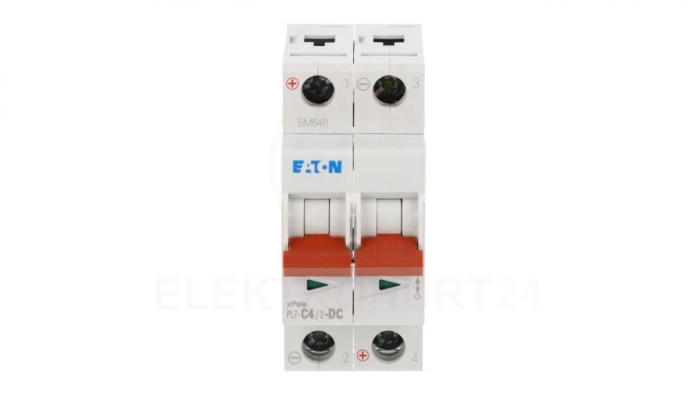 Wyłącznik nadprądowy 2P C 4A 10kA DC PL7-C4/2-DC 264898