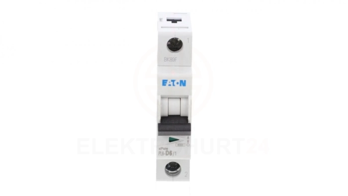 Wyłącznik nadprądowy 1P D 6A 6kA AC PL6-D6/1 286542