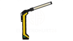 Latarka warsztatowa LED akumulatorowa 1W SMD LED 6500K 2W COB LED 6500K 3,7V 800mAh Li-ion klips magnes LW-2B W-00340