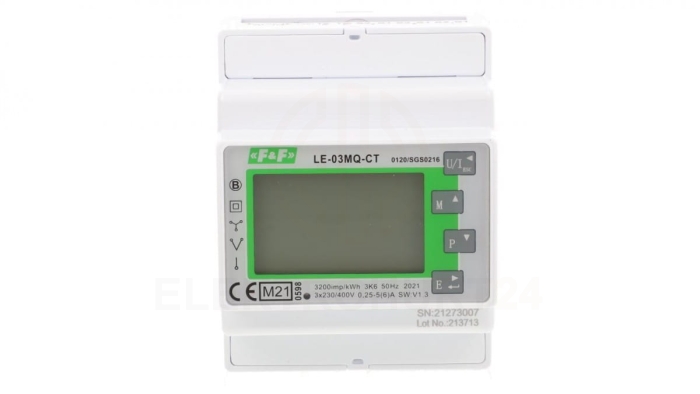 Trójfazowy dwukierunkowy licznik pośredni i półpośredni MODBUS RTU100 LE-03MQ-CT