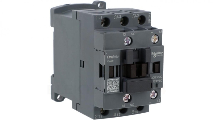 Stycznik mocy Easy TeSys Control AC-3, 25A, 3P (1NO), cewka 24V DC LC1E2510BD
