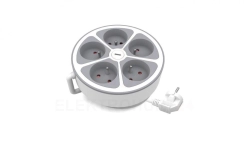 Przedłużacz stały 5x z włącznikiem 2m PS-570WS/O/2 E W-30014