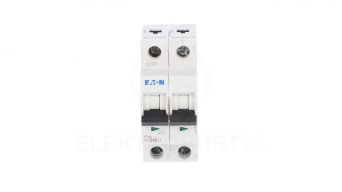 Wyłącznik nadprądowy 2P D 40A 6kA AC PL6-D40/2 286583