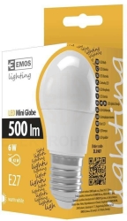 Żarówka LED 6W E27 500lm 3000K MINI GLO