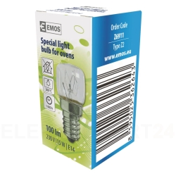 Żarówka do piekarnika 15W E14 230V 300C