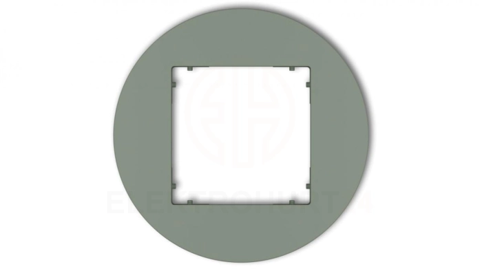 MINI Ramka uniwersalna pojedyncza okrągła z tworzywa szałwiowy 61MRTO-1