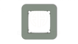 MINI Ramka uniwersalna pojedyncza zaokrąglona z tworzywa szałwiowy 61MRTZ-1