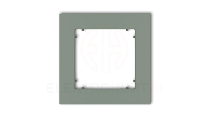 MINI Ramka uniwersalna pojedyncza kwadratowa z tworzywa szałwiowy 61MR-1