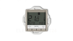 MINI Mechanizm uniwersalnego elektronicznego tygodniowego regulatora temperatury (podświetlenie białe) taupe 60MRT-3.1