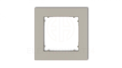 MINI Ramka uniwersalna pojedyncza kwadratowa z tworzywa taupe 60MR-1