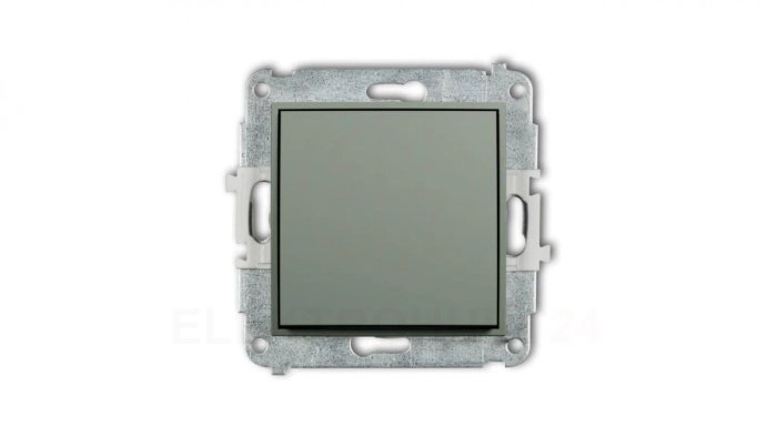 MINI Mechanizm łącznika schodowego (jeden klawisz bez piktogramu) szałwiowy 61MWP-3.1