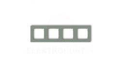 MINI Ramka uniwersalna poczwórna kwadratowa z tworzywa szałwiowy 61MR-4