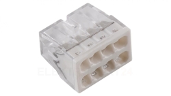 Szybkozłączka 8x 2,5mm2 biała E.4184T /50szt./