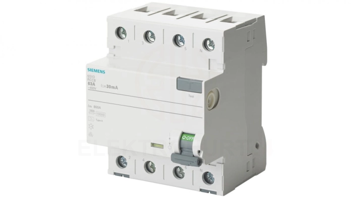 Wyłącznik różnicowoprądowy 4P 40A 300mA 400V typ F 5SV3644-3
