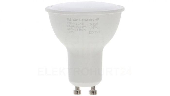 ŹRÓDŁO LED SAMSUNG INSIDE 230V GU10 5W 470LM 6500K 120ST D84-SLB-GU10-APM-050-6K