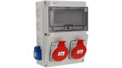 Rozdzielnica budowlana 32A 2x5P/16A 2x2P+Z/16A IP54 SB-103505-S0040-54