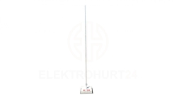 Maszt odgromowy na podstawie betonowej H=3,5m Aluminiowy KM103.5AL /1 kpl./