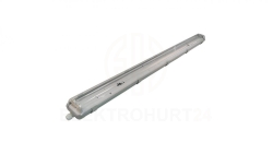Oprawa hermetyczna do tub LED 2x120cm z odbłyśnikiem z blachy, IP65 klosz PS