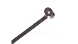 Opaska kablowa 200x2,5 czarna UV 2-LOCK zęby stalowe BMTN2025 /100szt./