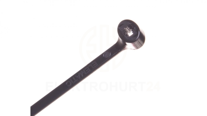 Opaska kablowa 200x2,5 czarna UV 2-LOCK zęby stalowe BMTN2025 /100szt./