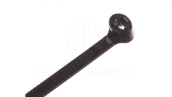 Opaska kablowa 360x4,5 czarna UV 2-LOCK zęby stalowe BMTN3749 /100szt./