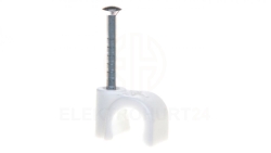 Uchwyt do kabli ISO 7mm z gwoździem 2x25mm 2007 25 RW 2225514 /100szt./