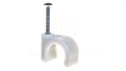 Uchwyt do kabli ISO 9mm z gwoździem 2x25mm 2009 25 LGR 2227711 /100szt./