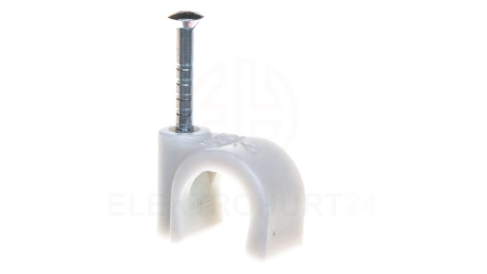 Uchwyt do kabli ISO 9mm z gwoździem 2x25mm 2009 25 LGR 2227711 /100szt./